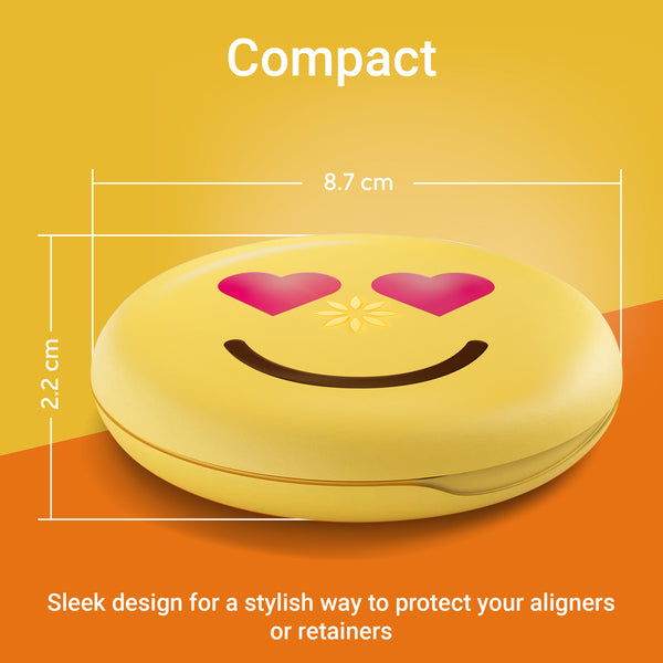 Invisalign™ Aligner and Retainer Case ("Stickables" Emoji) Invisalign