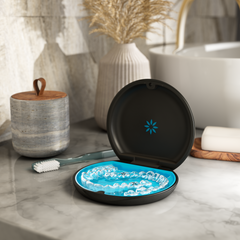 Invisalign™ case – aligner and retainer case for safe storage in black