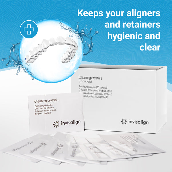Invisalign Gems Invisalign™ Cleaning Crystals for clear aligners & retainers ...