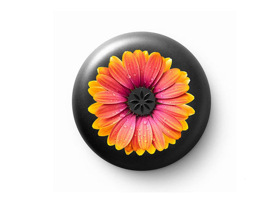 Invisalign™ Aligner and Retainer Case (Orange Daisy)